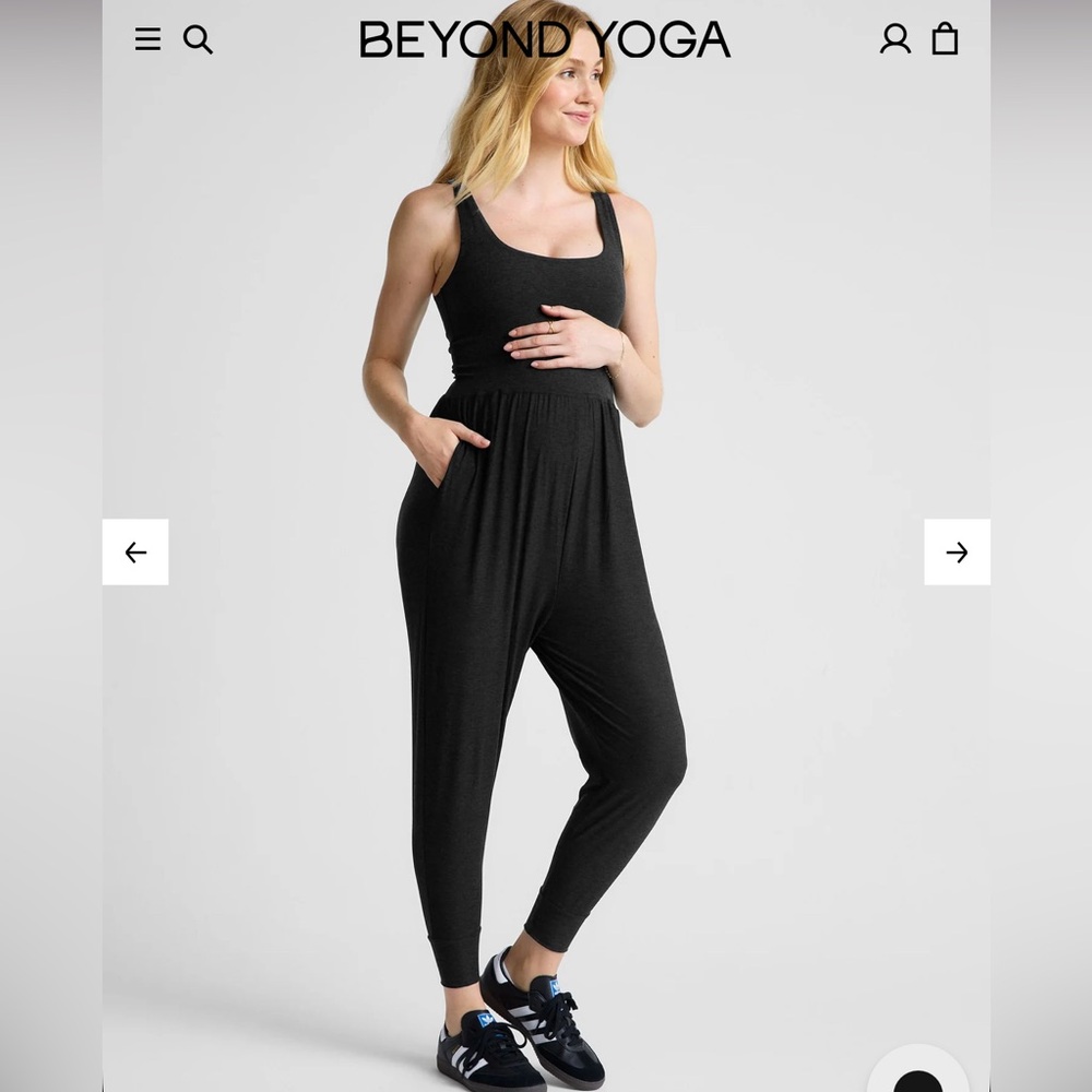 Beyond Yoga spacedye grow in comfort maternity jumpsuit
